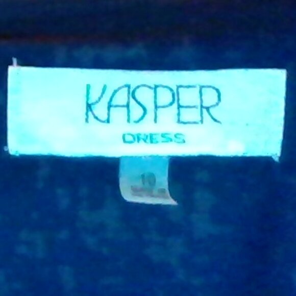 New Kasper Sleeveless Patterned Art Print Sheath Dress - Picture 6 of 9